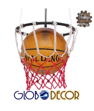 GLOBOSTAR® NBA 01027 Μοντέρνο Κρεμαστό Φωτιστικό Οροφής με Ντουί 1 x E27 AC 220-240V IP20 - Πορτοκαλί - Μ32 x Π32 x Υ58cm